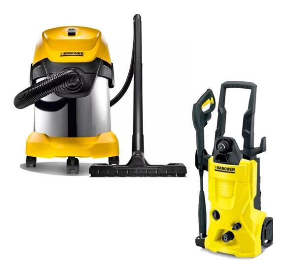 Imagen de Aspiradora Karcher WD3 + Hidrolavadora K3 - Ynter Industrial