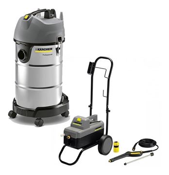 Ynter Industrial. Hidrolavadora Karcher k4 + aspiradora karcher WD1