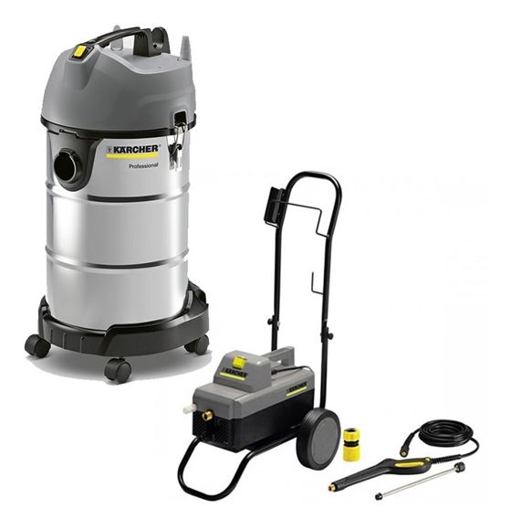 Imagen de Aspiradora prof. Karcher NT38/1 + Hidrolavadora HD585-Ynter Industrial