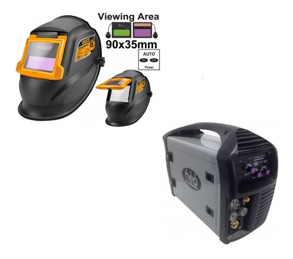 Imagen de Soldadora Inv Mig Neo 250a +mascara Fotosensible Ingco Ynter