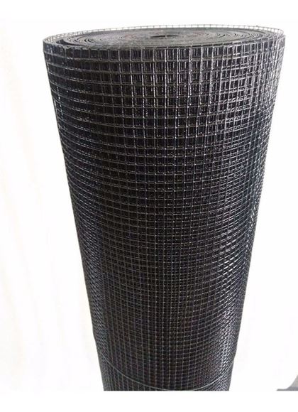 Imagen de Malla Tejido Pvc Negro 1m Alto 15x15mm X 10m Lineal -ynter