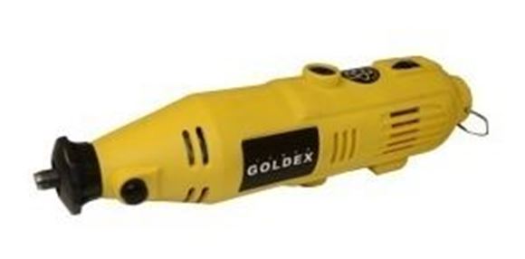 Imagen de Mini torno Goldex 130w velocidad variable 30000 Rpm - Ynter Industrial