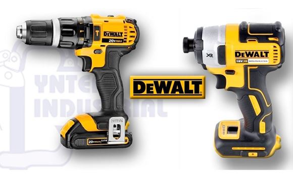 Ynter Industrial. Taladro Atornillador Dewalt 20v + Atornillador