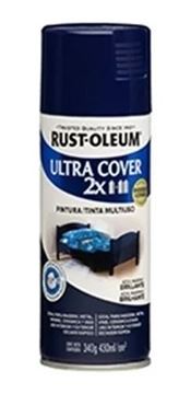 Imagen de Aerosol Rust Oleum Ultra Cover X2 azul marino brillabte 340g-Ynter Industrial