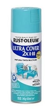 Imagen de Aerosol Rust Oleum Ultra Cover X2 Turquesa Brill 340g