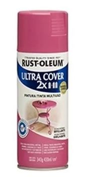 Imagen de Aerosol Rust Oleum Ultra Cover X2 Rosa Claro Brill 340g