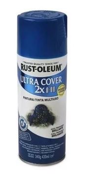 Imagen de Aerosol Rust Oleum Ultra Cover x2 azul profundo brillante 340g-Ynter Industrial