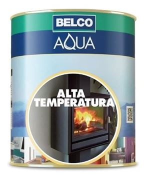 Imagen de Pintura Esmalte Alta Temperatura 0.9 L Belco Negro - Ynter