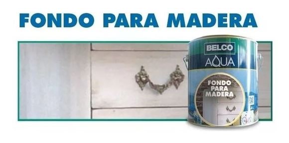 Imagen de Fondo blanco para madera Belco 0.25 Litros - Ynter Industrial