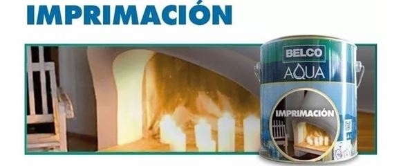 Imagen de Imprimacion Sintetica Belco Aqua Blanca 0.9 Lt - Ynter