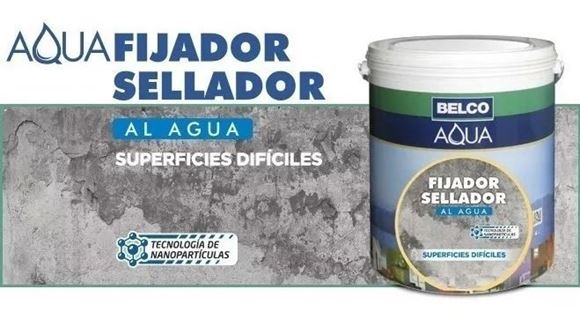 Imagen de Fijador Sellador Al Agua Belco Sup Dificiles 18 L - Ynter Industrial