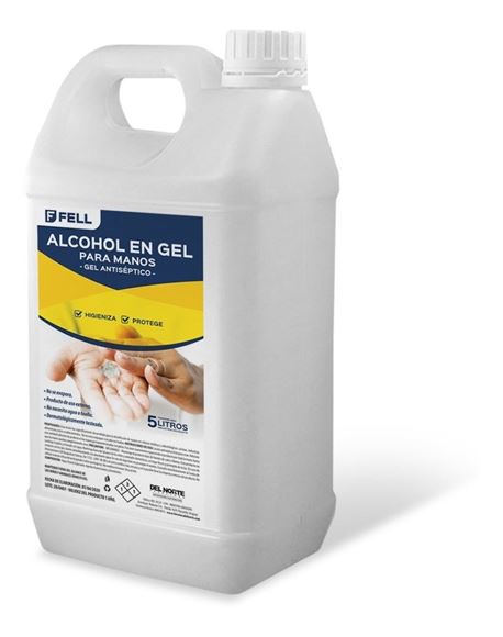 Imagen de Bidon 5 Lts De Alcohol En Gel Antiseptico - Ynter Industrial