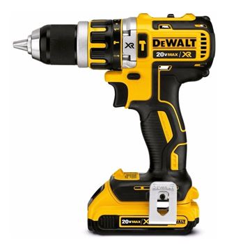 Imagen de Taladro atornillador percutor 20v Dewalt c/2bat Brushless DCD796