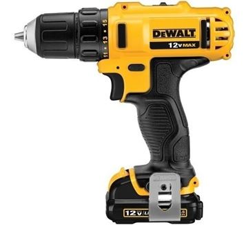 Imagen de Taladro atornillador Dewalt 12v c/ 2Bat y Bolso - Ynter