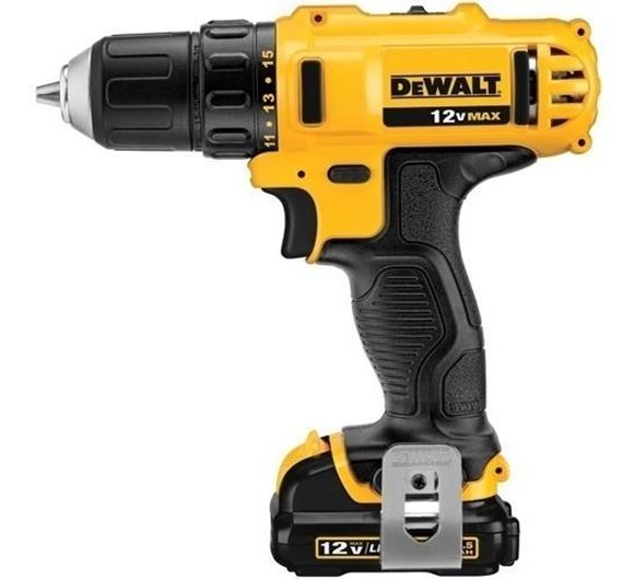 Imagen de Taladro atornillador Dewalt 12v c/ 2Bat y Bolso - Ynter