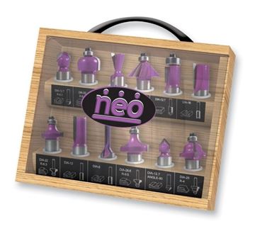 Imagen de Kit de fresas Neo Enc 1/2" 12 piezas- Ynter Industrial