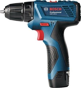 Imagen de Atornillador Bosch 12v 2 baterías 10mm GSR 120*LI2 Ynter Industrial
