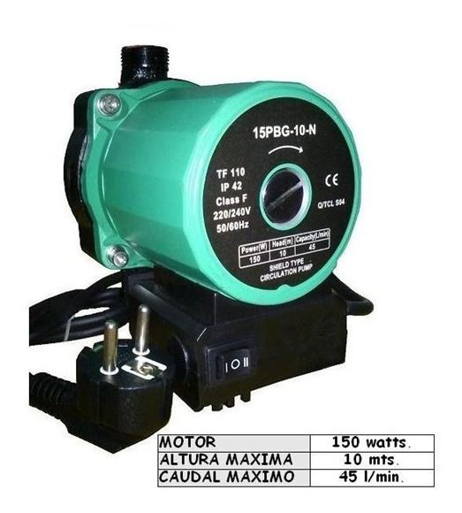 Imagen de Bomba Agua Taifu Elevador De Presión Presur. 150w | Ynter