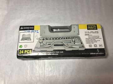 Imagen de Juego De Tubo Y Llave Crique 24 Pzs - Ynter Industrial