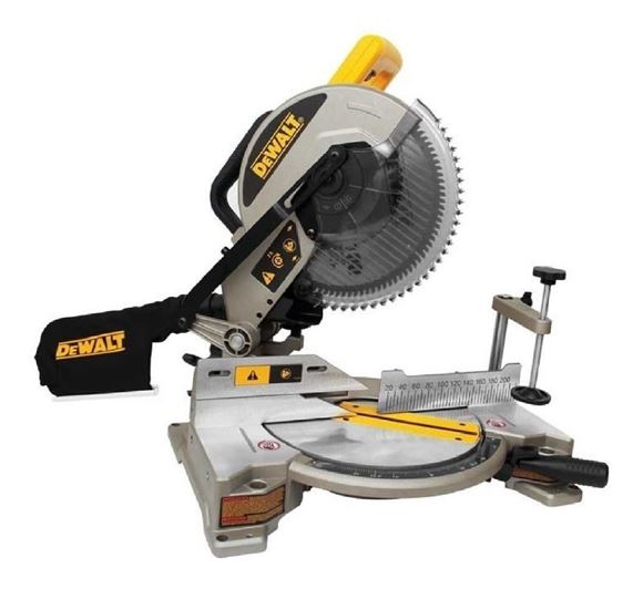 Imagen de Sierra ingletadora Dewalt 10'' 1600w disco alum. -Ynter Industrial