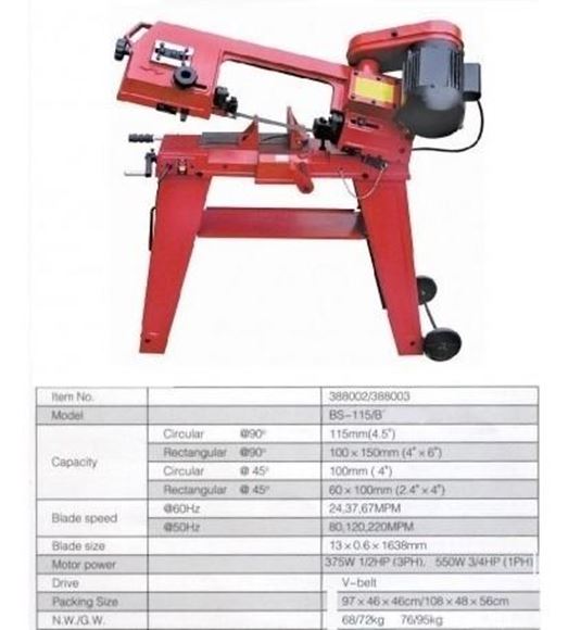 Imagen de Sierra Sinfin 41/2 Para Metales G5012w- Ynter Industrial