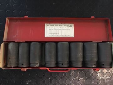 Imagen de Jgo Dados Largos Impacto 3/4 8pzas PuLG C/maletín -ynter Ind