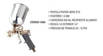 Imagen de Pistola Pintar Aero E70 (1.5 Mm) -1648- Ynter Industrial 