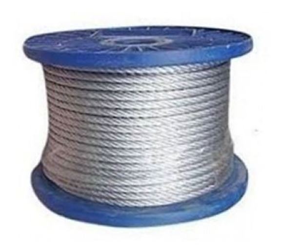 Imagen de Linga Cable De Acero Galvanizado 3,2mm 1/8pLG X100mt -ynter