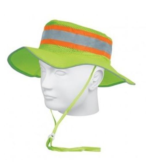 Imagen de Sombrero Verde Con Reflector Prot.uv - Ynter Industrial