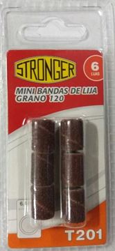 Imagen de Mini Bandas De Lija Grano 120 6unidades - Ynter Industrial