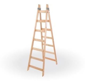 Imagen de Escalera Pintor Madera 7 Escalones - Ynter Industrial