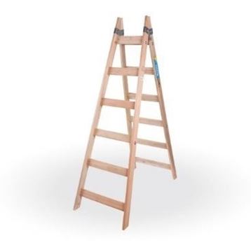 Imagen de Escalera Pintor Madera 6 Escalones - Ynter Industrial
