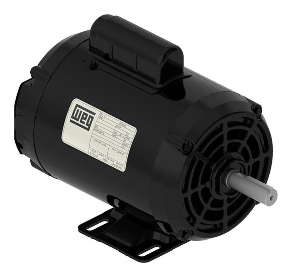 Imagen de Motor monofasico 4 polos 1500rpm 220v LP21 0.75hp Weg - Ynter Industrial