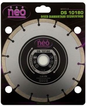 Imagen de Discos Diamantados Segmentados X6 Uni C/u 180mm Neo -ynter