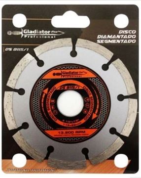 Imagen de Discos Diamantados Segmentados Gladiator 115mm - Ynter