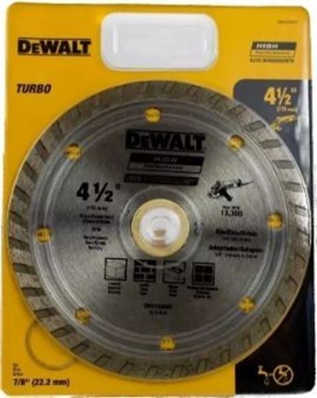 Imagen de Disco diamantado Dewalt 115mm turbo - Ynter Industrial