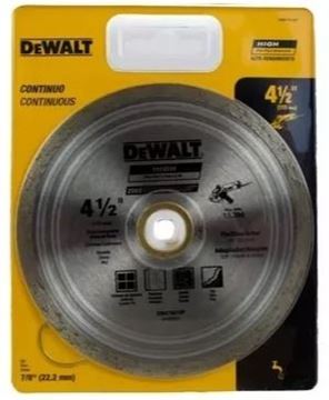 Imagen de Disco diamantado Dewalt 115mm continuo - Ynter Industrial