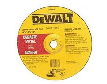 Imagen de Disco Dewalt desbaste metal 230 x 6.4 x 22.2mm - Ynter Industrial