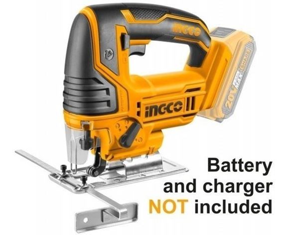 Imagen de Sierra caladora a bateria 20v Ingco S/bat S/carg - Ynter Industrial