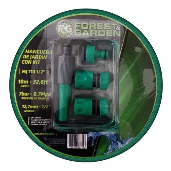 Imagen de Manguera riego 1/2 x 10mts c/accs Forest Garden - Ynter