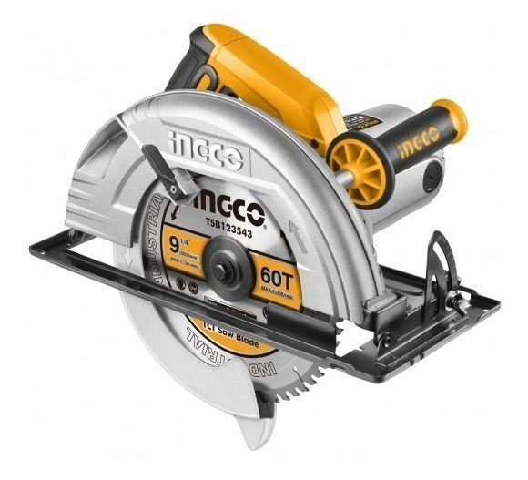 Imagen de Sierra circular industrial de mano Ingco disco 9¼ 2200W -Ynter Industrial