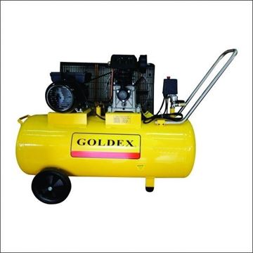 Imagen de Compresor 100l 3hp Goldex Motor A Polea- Ynter Industrial
