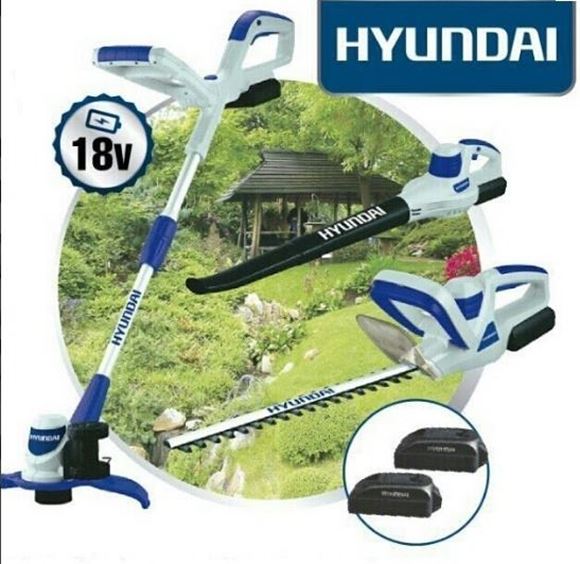 Imagen de Set herramientas jardin 18V HYUNDAI - Ynter Industrial