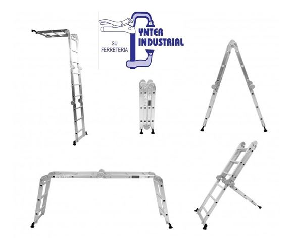 Imagen de Escalera 4x3 Andamio 3,80 M C/chapa - Ynter Industrial