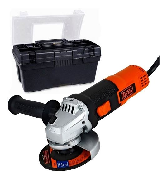 Imagen de Amoladora Ang.41/2  Black & Decker 820w + Maletin Ynter