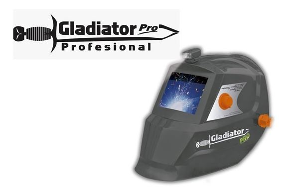 Imagen de Mascara Careta De Soldar Fotosensible Gladiator C/luz Led - Ynter