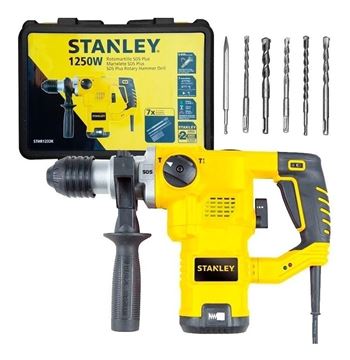 Imagen de Rotomartillo Sds Stanley 1250w 3.5J c/maletin y acc. - Ynter Industrial