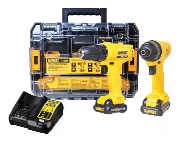 Imagen de Kit taladro DCD700 + atornillador de impacto DCF805 Dewalt - Ynter Industrial