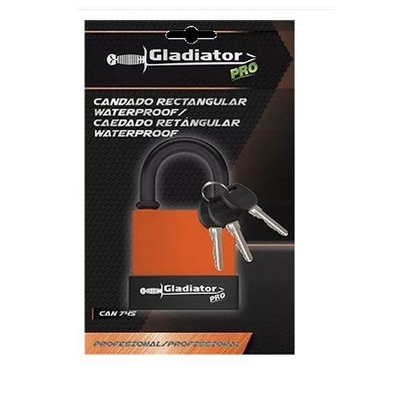 Imagen de Candado Rectangular Waterproof 45mm Gladiator Pro Can745