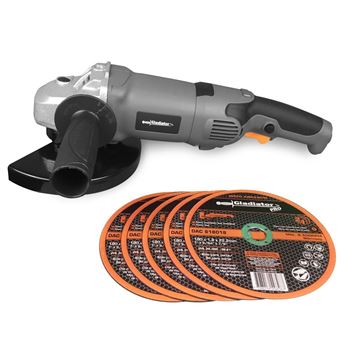 Imagen de Amoladora Angular Eléctrica Gl De 7pLG Aa518/220 Plus 1600w